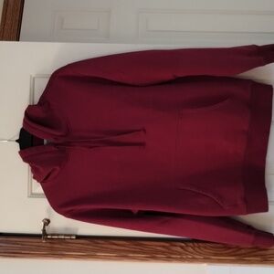 Men's berry colored hoodie, excellent condition!